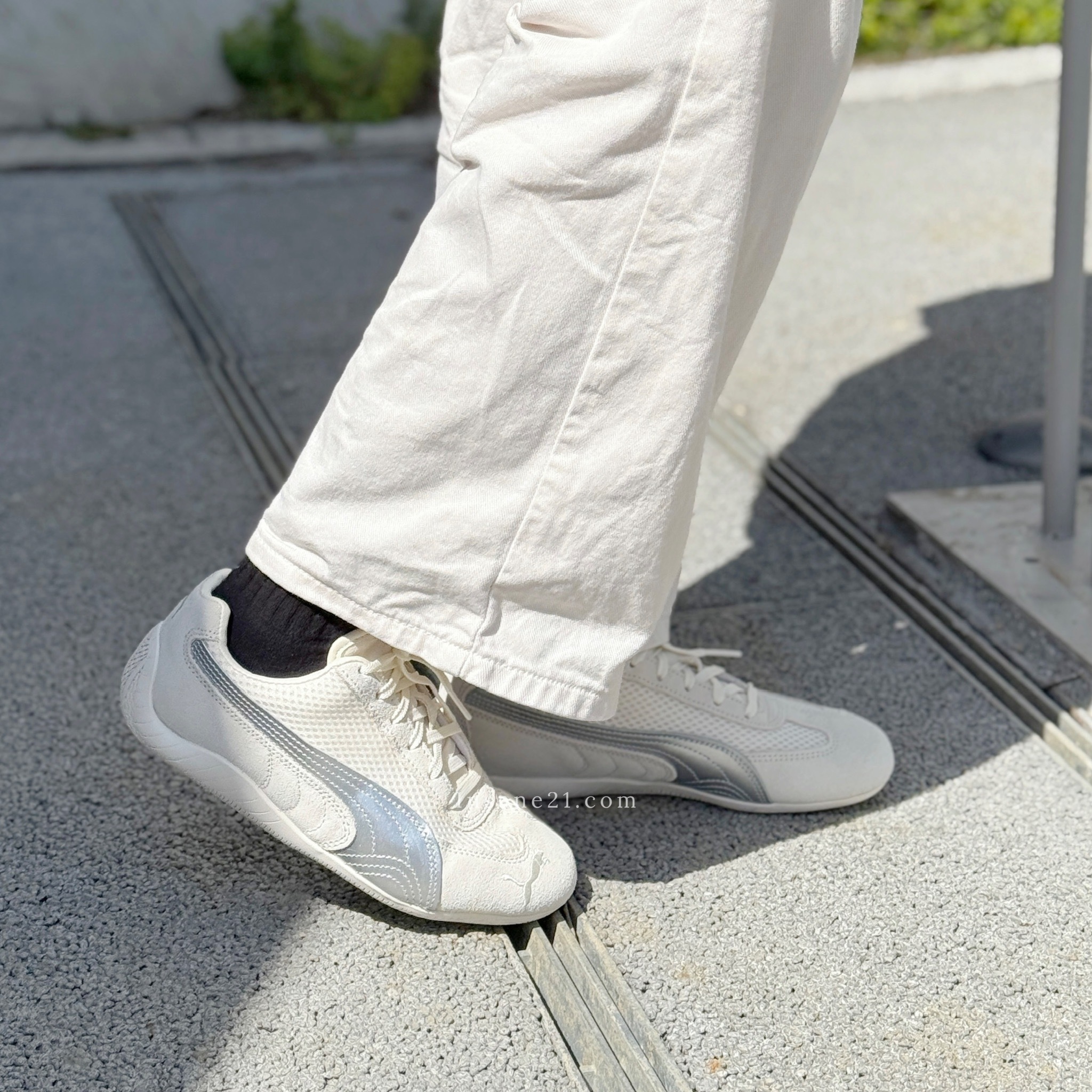 PUMA SPEEDCAT PREMIUM 米白銀 米色 網布 麂皮 賽車鞋 403902-01