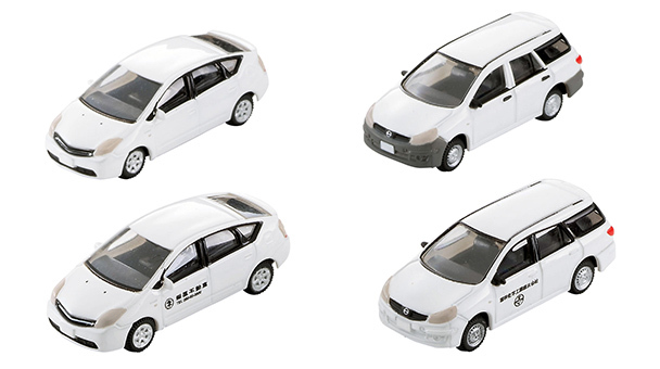 Tomytec 328636 N規 精選商務車 白色.4輛