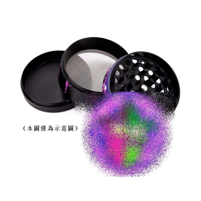 【登機準備配件】50mm、卡通彩印、瘋狂瑞克、鋅合金四層研磨器