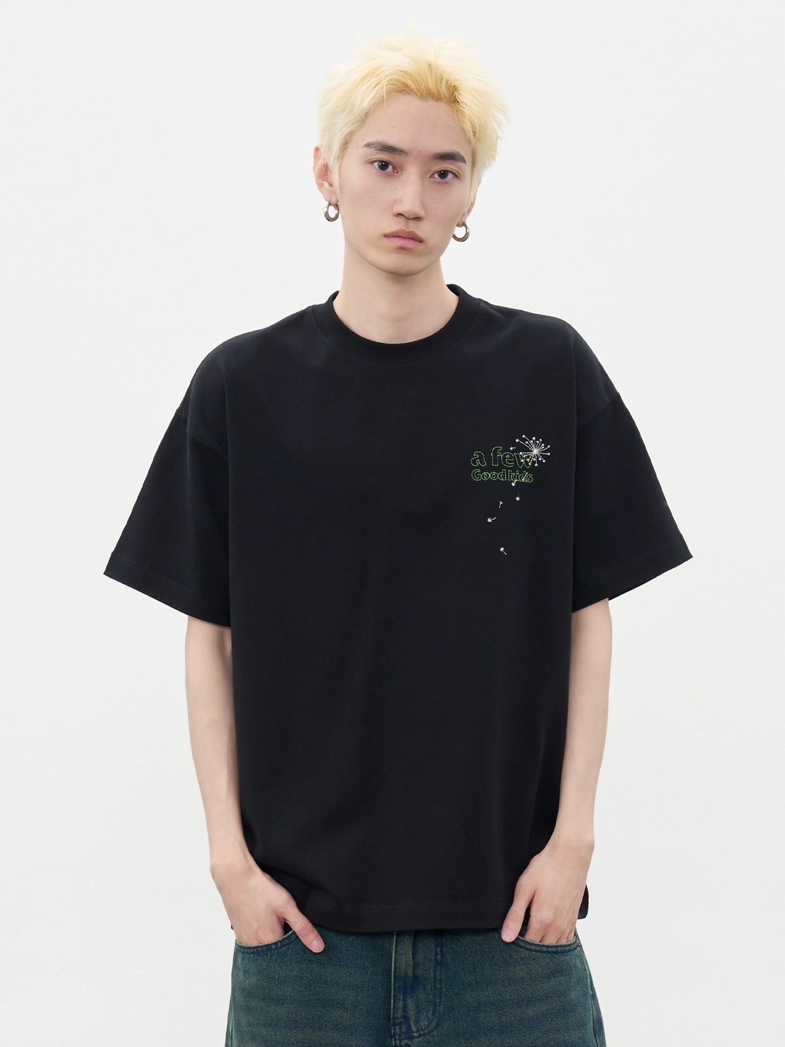 AFGK 蒲公英刺繡 短T A FEW GOOD KIDS