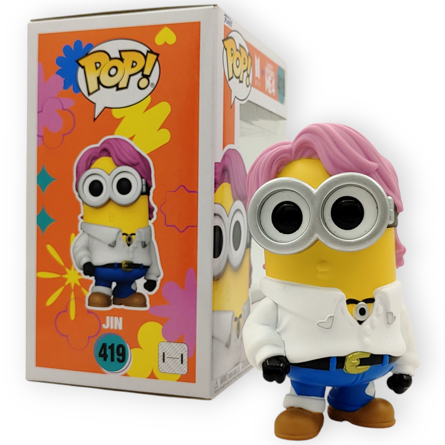 FUNKO POP<壞蛋獎門人4 x BTS>迷你兵JIN-NO.419