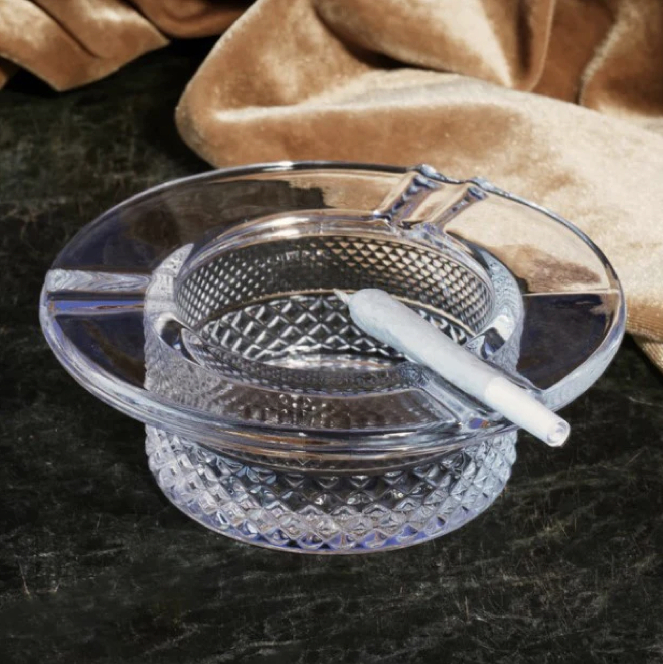 Jane West Twenties Ashtray 美人魚 玻璃煙灰缸