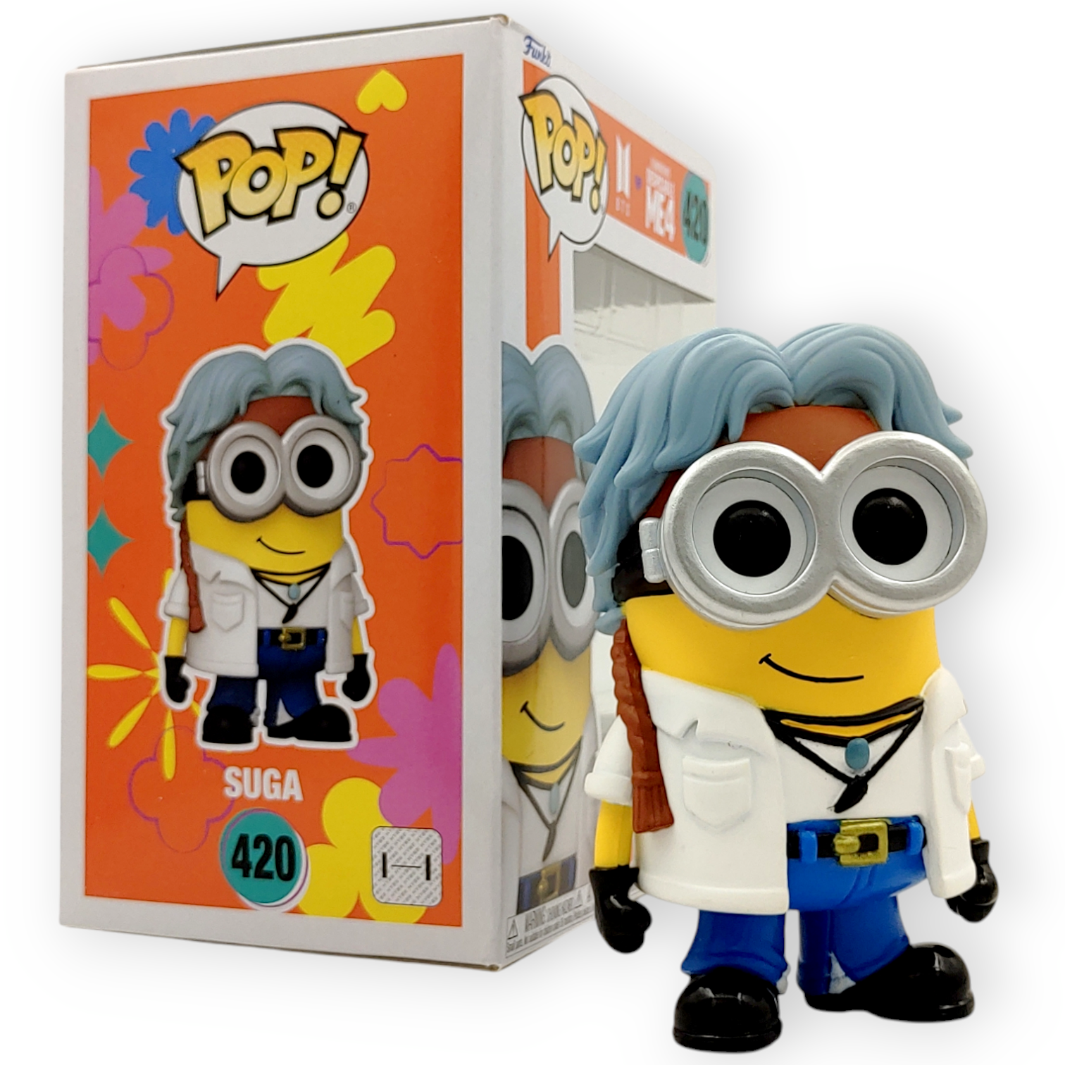 FUNKO POP<壞蛋獎門人4 x BTS>迷你兵SUGA-NO.420