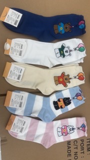 韓國連線 小動物氣球團中襪 （K3 F383）