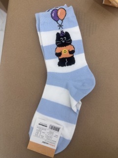 韓國連線 小動物氣球團中襪 （K3 F383）