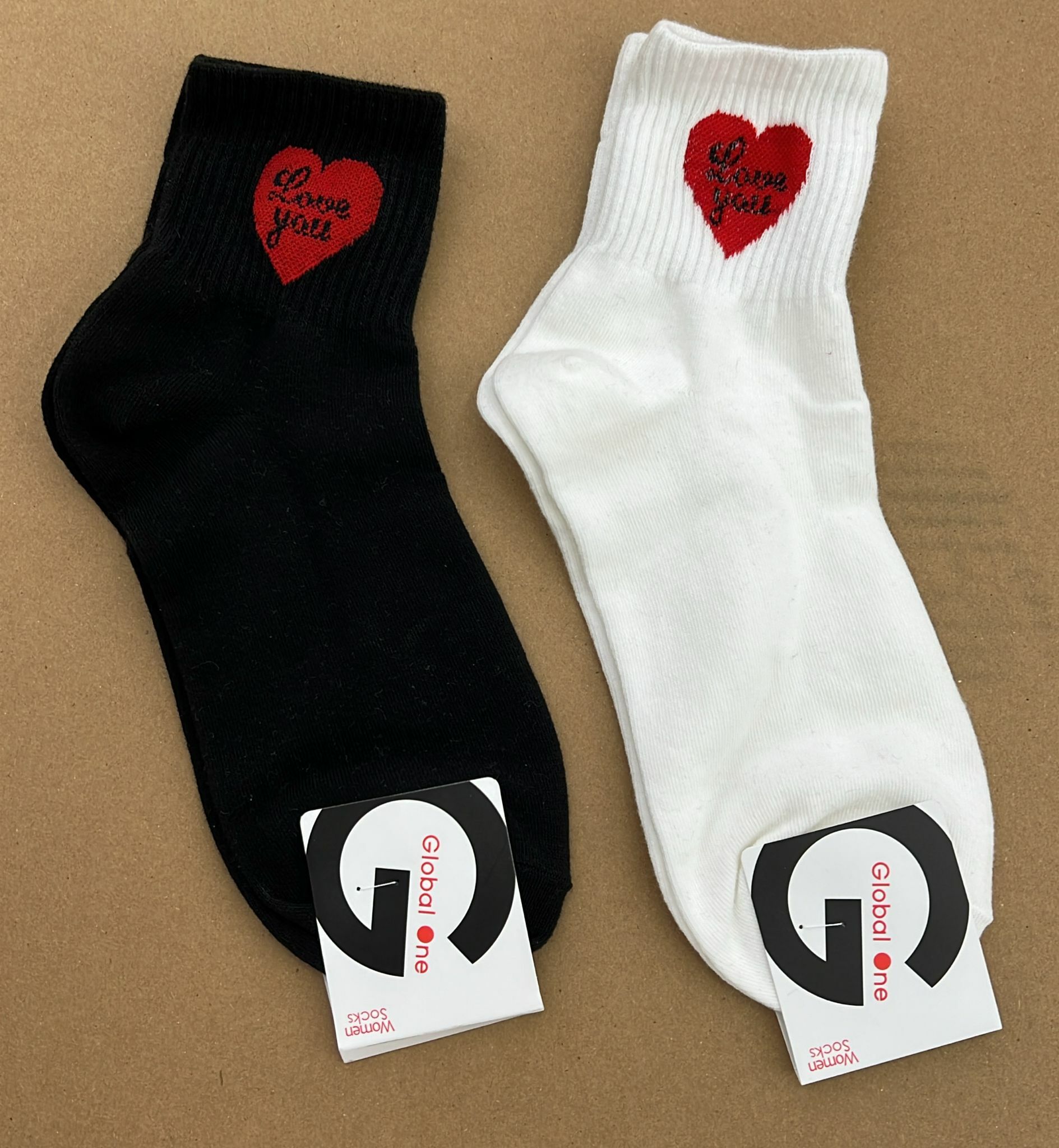 韓國連線 LOVE YOU心心襪（K3 F382）