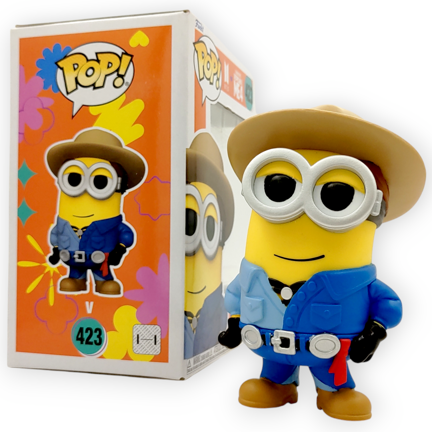 FUNKO POP<壞蛋獎門人4 x BTS>迷你兵V-NO.423