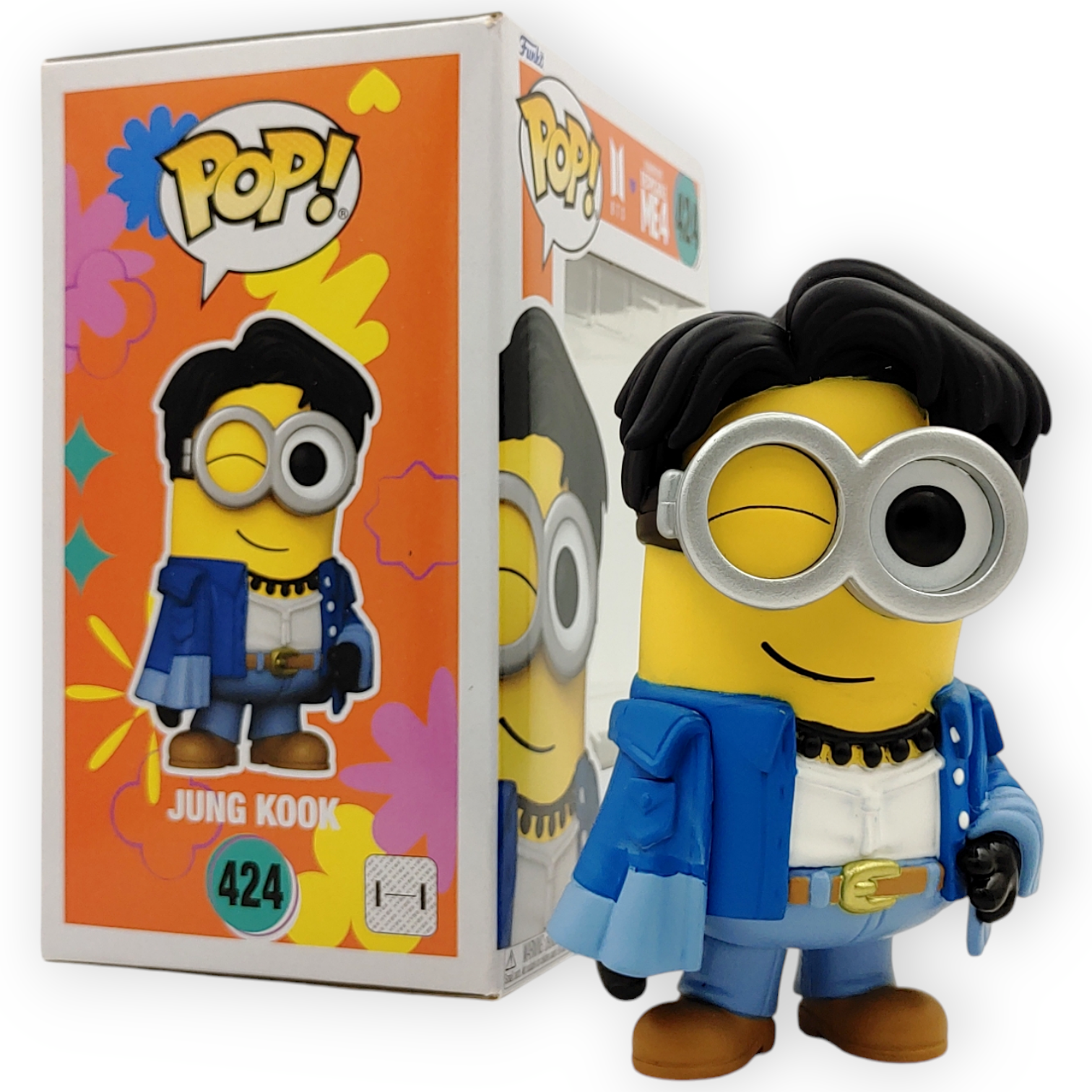 FUNKO POP<壞蛋獎門人4 x BTS>迷你兵JUNG KOOK-NO.424