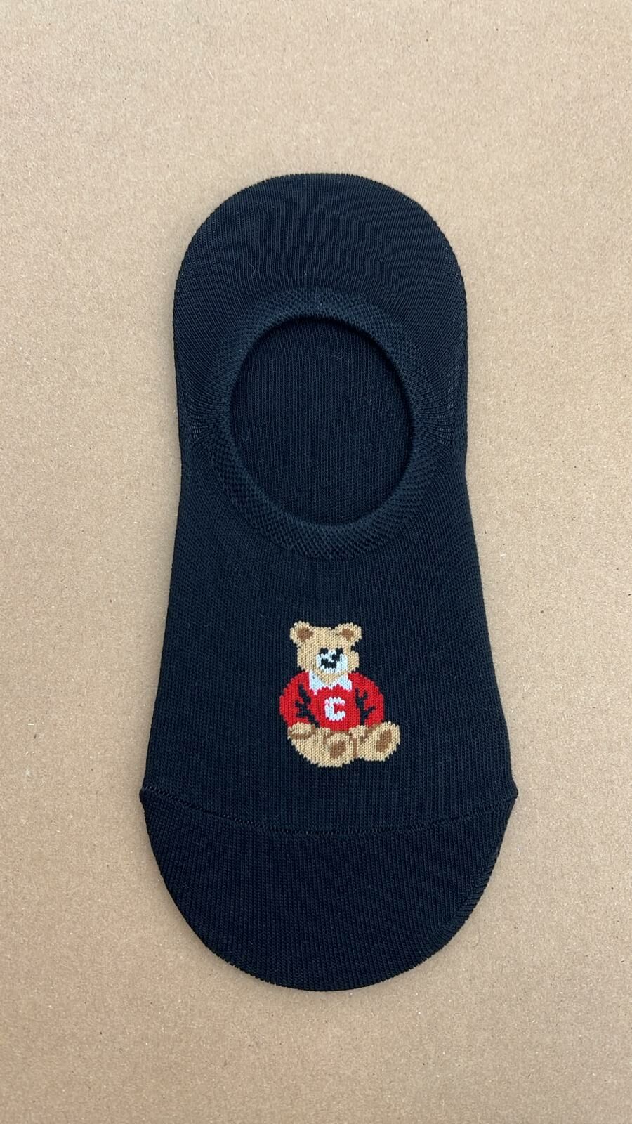 韓國連線 小熊船襪（K3 F379）