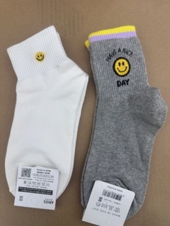 韓國連線 笑臉短襪 （K3 F385）