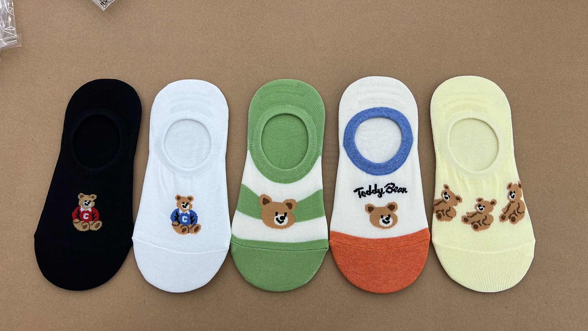 韓國連線 小熊船襪（K3 F379）