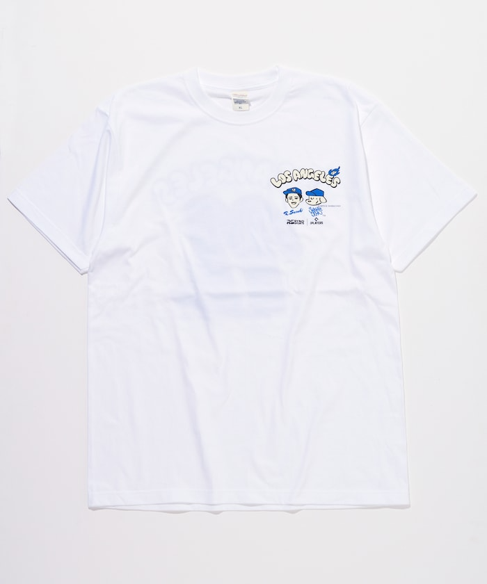 【限定商品】SKATER JOHN × RYNO SPORTS × MLB PLAYERS / OHTANI×SASAKI 印花短袖T