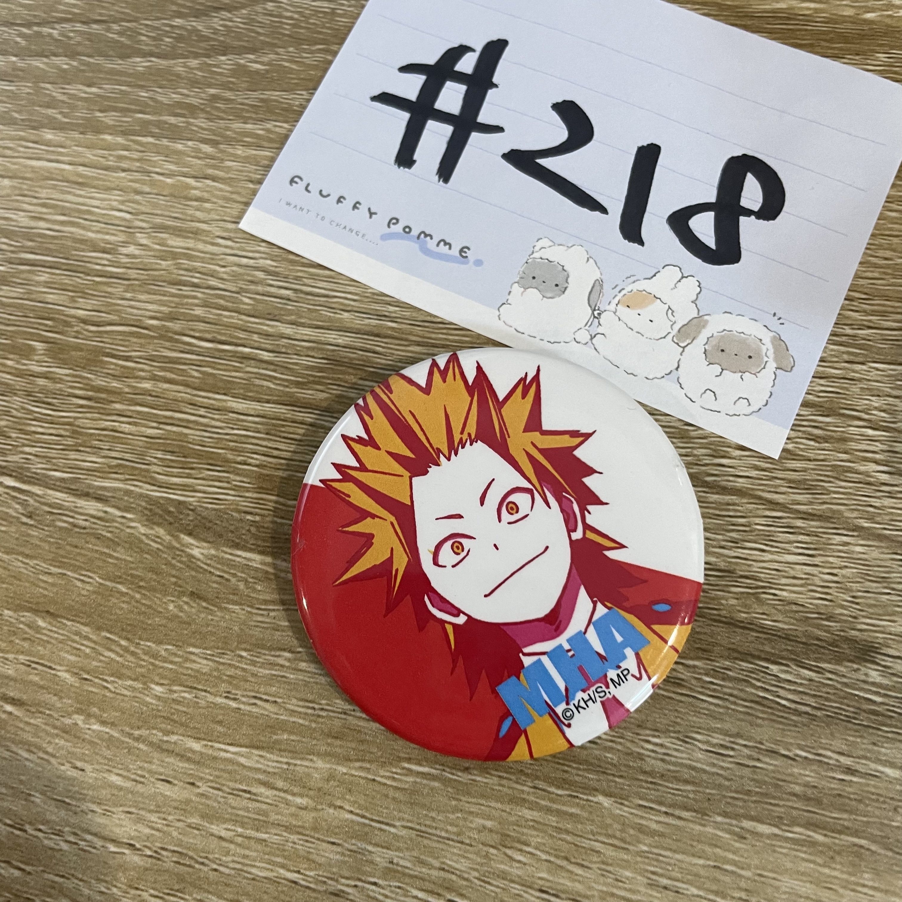 我的英雄學院 切島 襟章#218