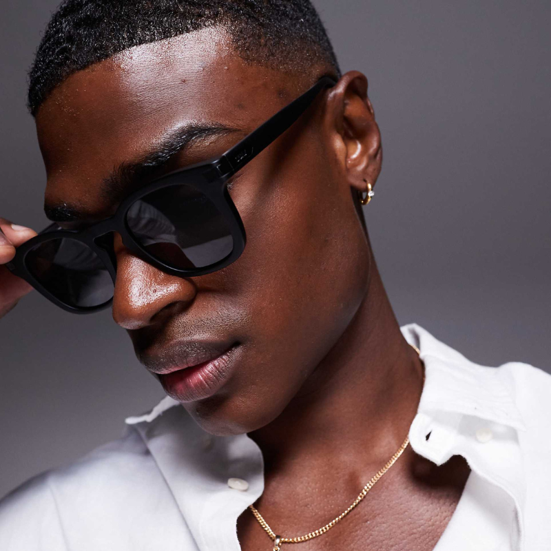 Quay |  WEEKENDER 長方框太陽眼鏡 黑框/玳瑁框