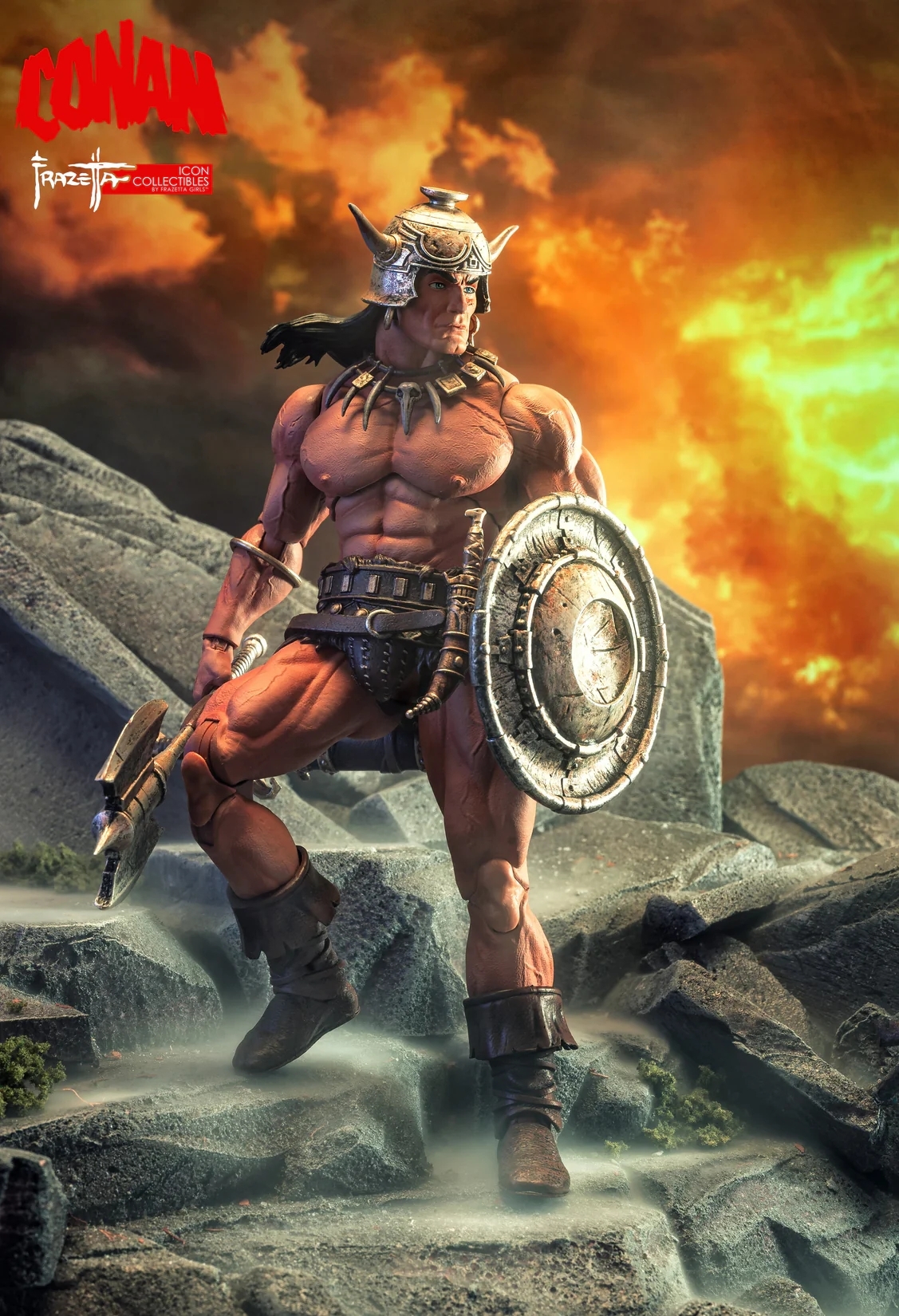 (2nd Payment) Frank Frazetta 1/12 Conan The Barbarian Action Figure