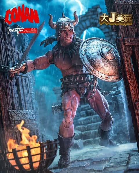 Conan theBarbarianQuarantineB版スタチューフィギュア Conan the Barbarian - Conan the Brutal Statue (Completed