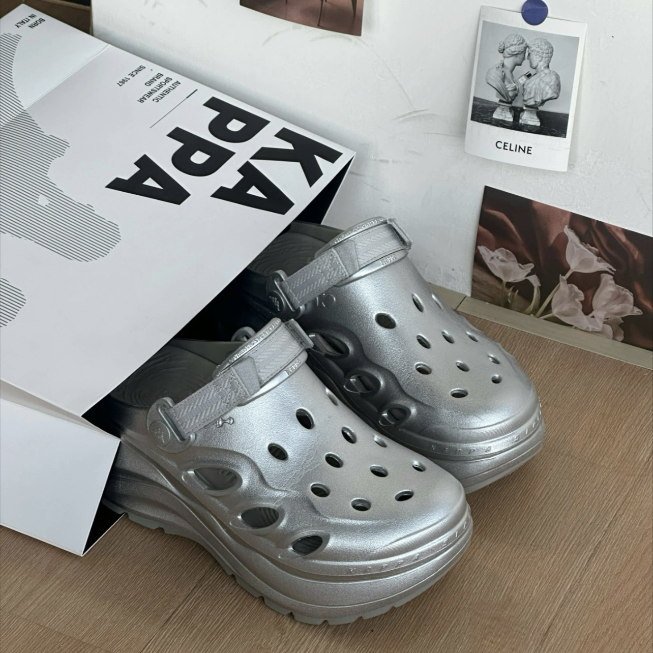 Kappa 增高涼鞋 厚底 雲朵 防滑速乾 廚師鞋 洞洞鞋 沙灘涼鞋 增高6.5cm 長腿神器