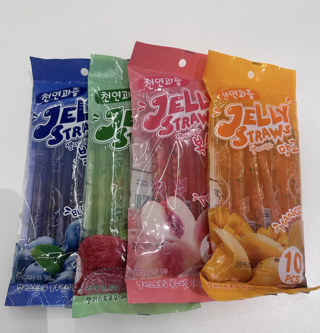 韓國連線 水果汁果凍棒（一包10條入）（K3 TA412）