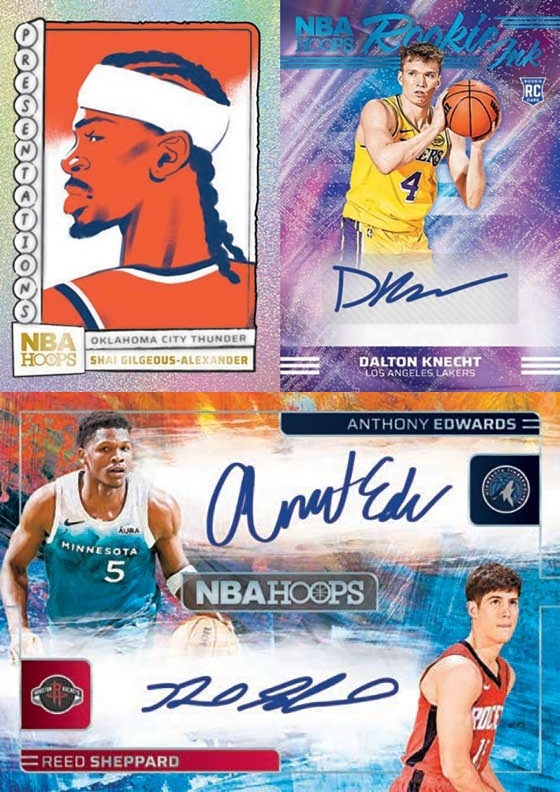 Panini 2024-2025 NBA Hoops Basketball Cards Blaster Box 球員卡 卡盒
