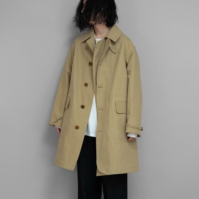 LAST PCS: A.PRESSE MOTORCYCLE HALF COAT - BEIGE SIZE 2 PRE ORDER ITEM (預訂中)