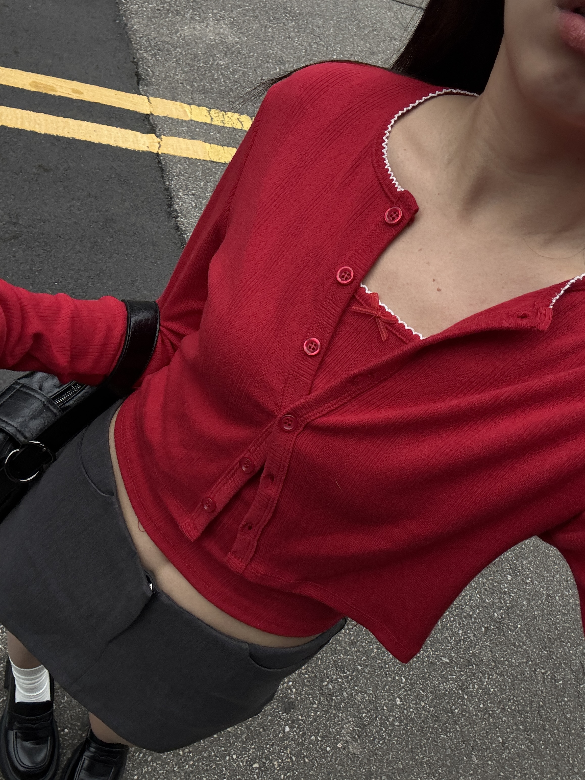 大推🧺歐美洞洞棉背心長袖SET(3色)