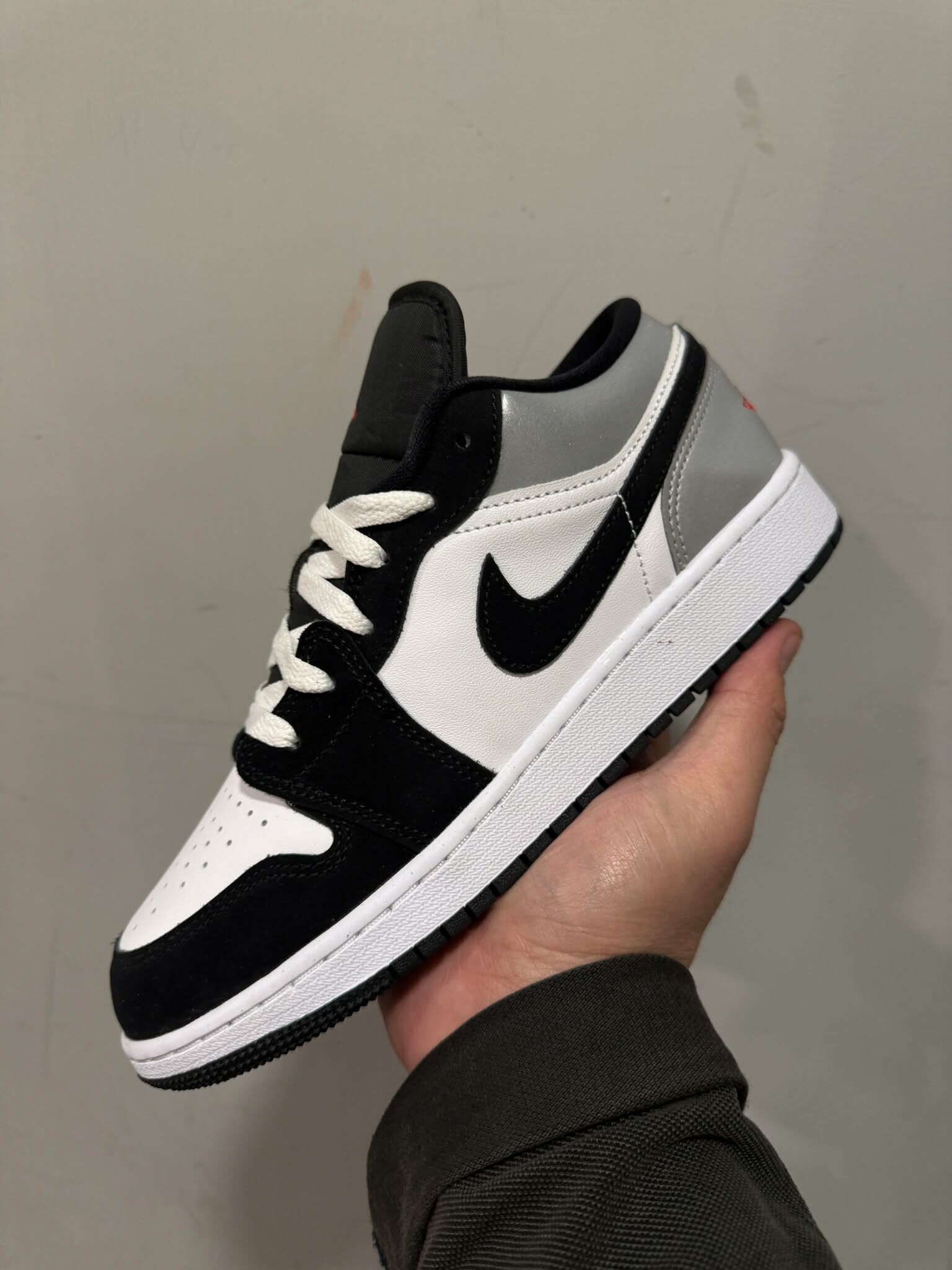 Nike Air Jordan 1 Low Panda Toe 黑白紅 GS 低筒 大童 HF3188-106