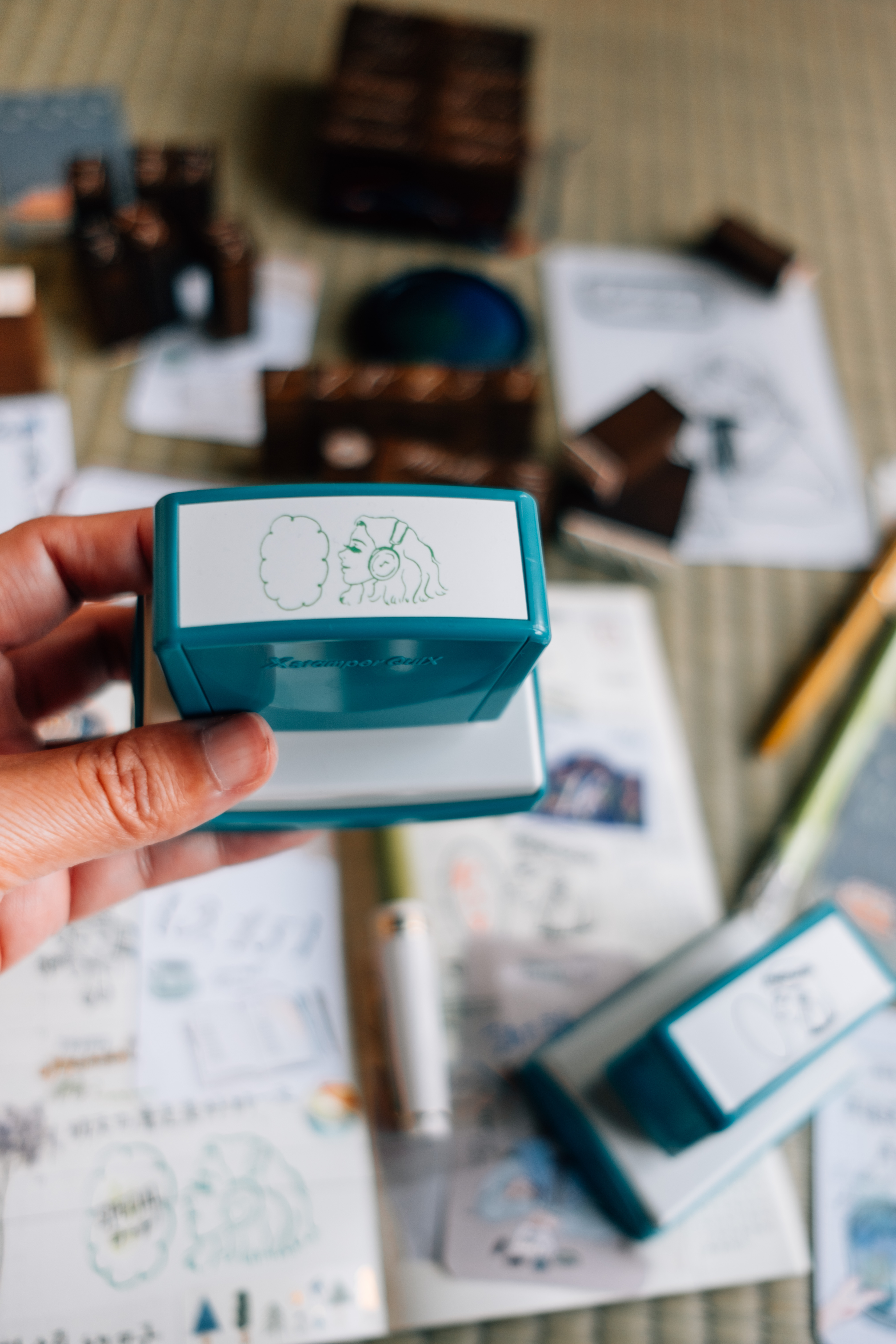 天馬行空款 Shachihata 甜蜜生活連續印章｜甜蜜生活