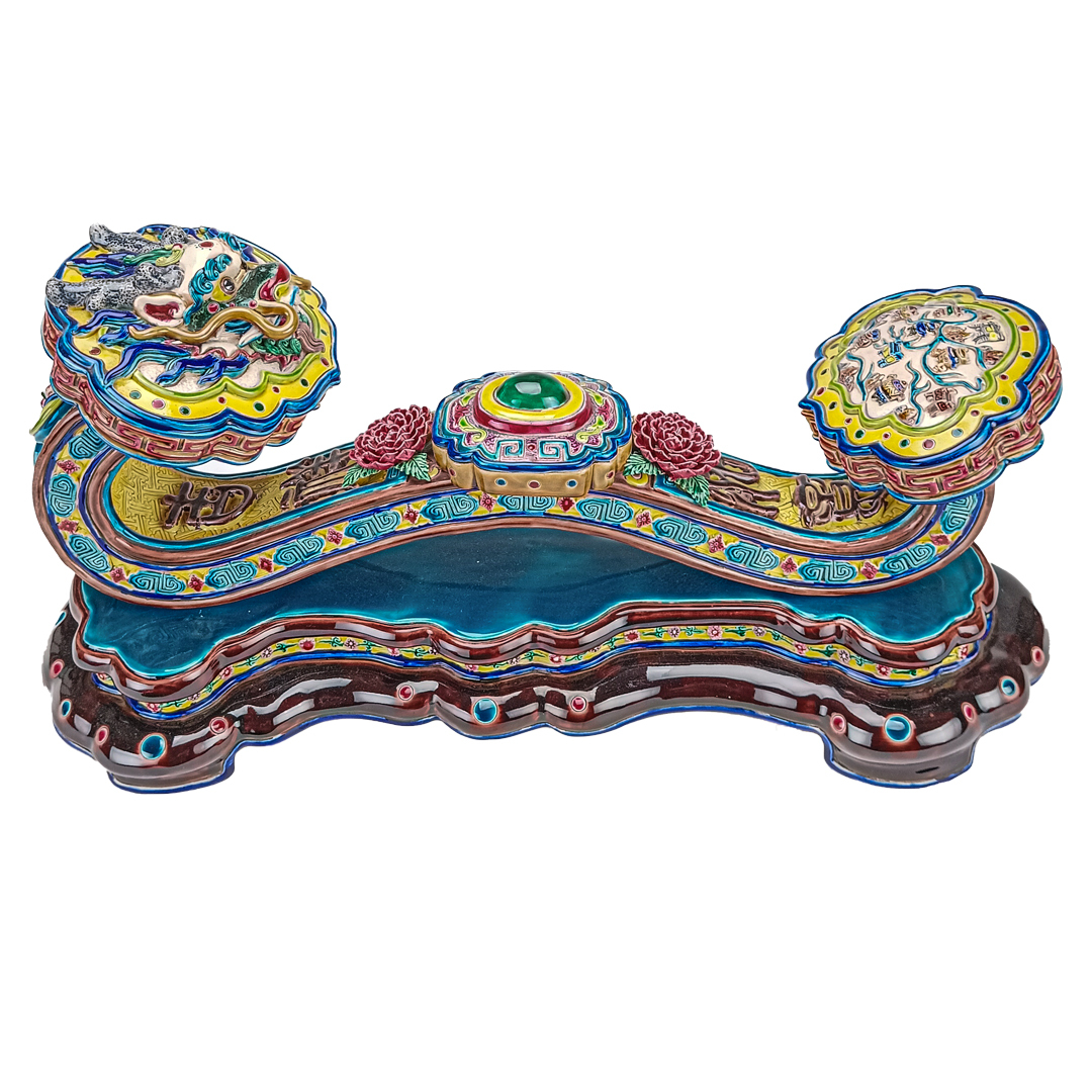 交趾陶藝術｜龍如意 富貴祥瑞XL