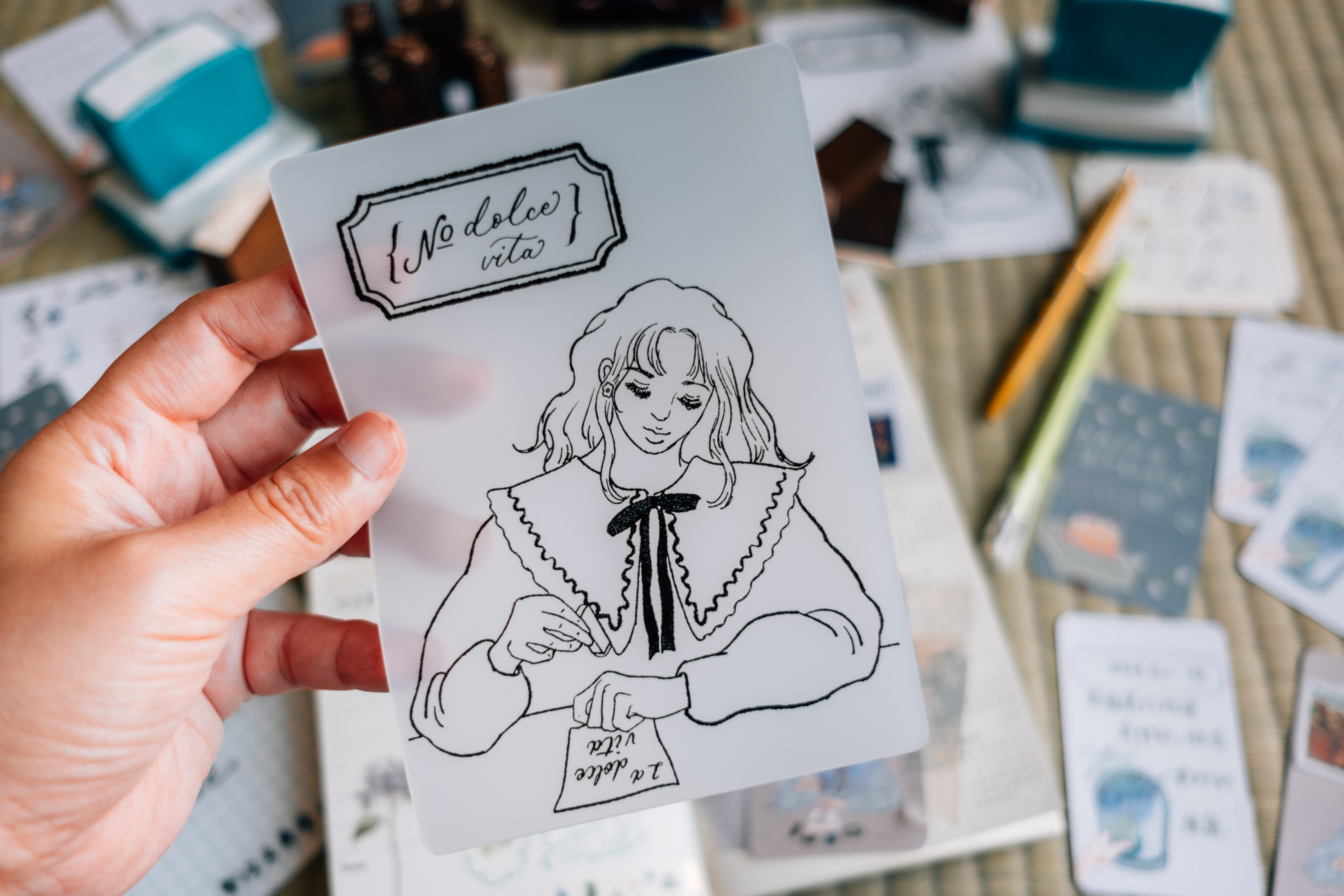 印章女孩 印章墊｜甜蜜生活