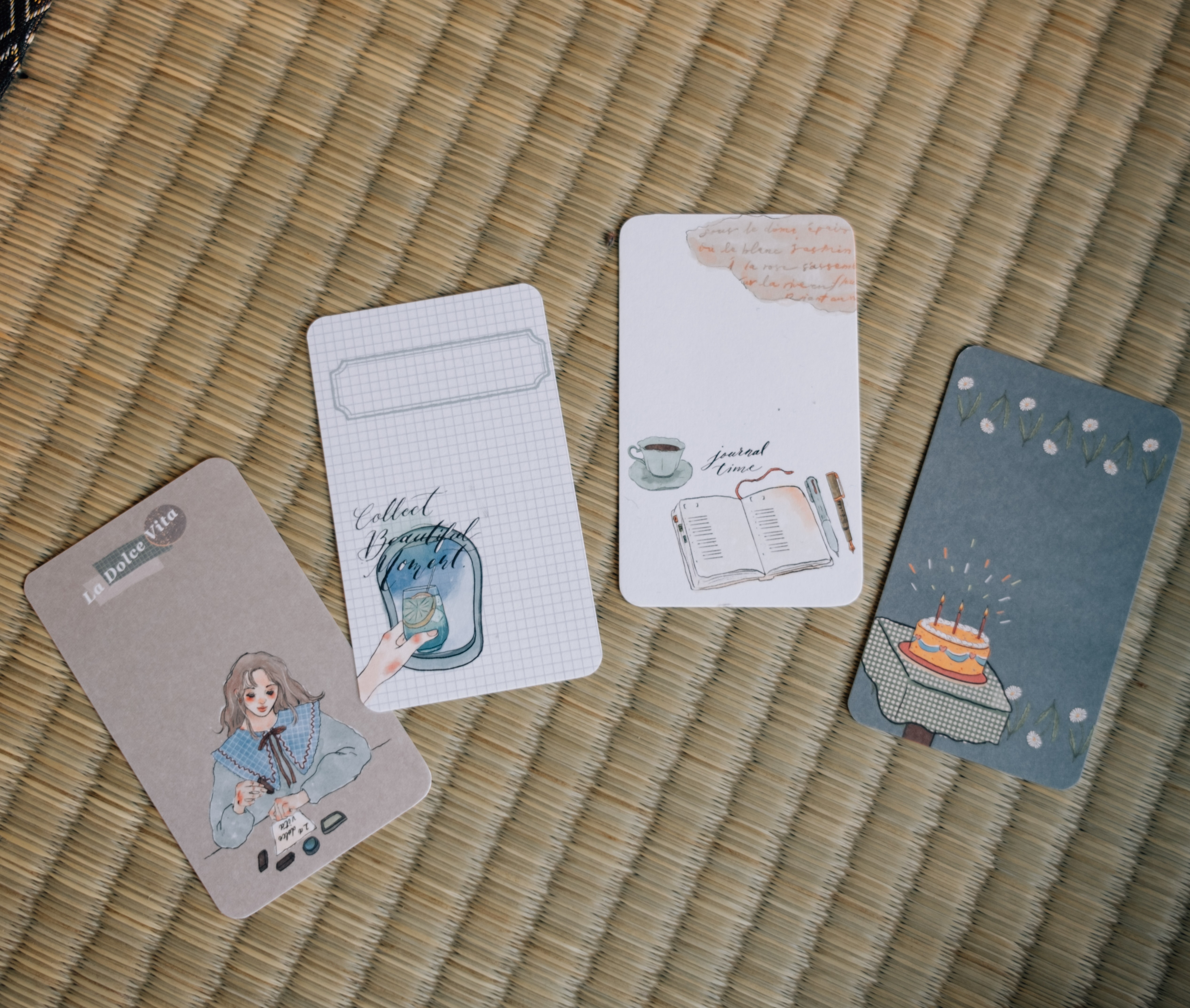 日常拼貼 甜蜜生活溫暖祝福小卡組｜甜蜜生活