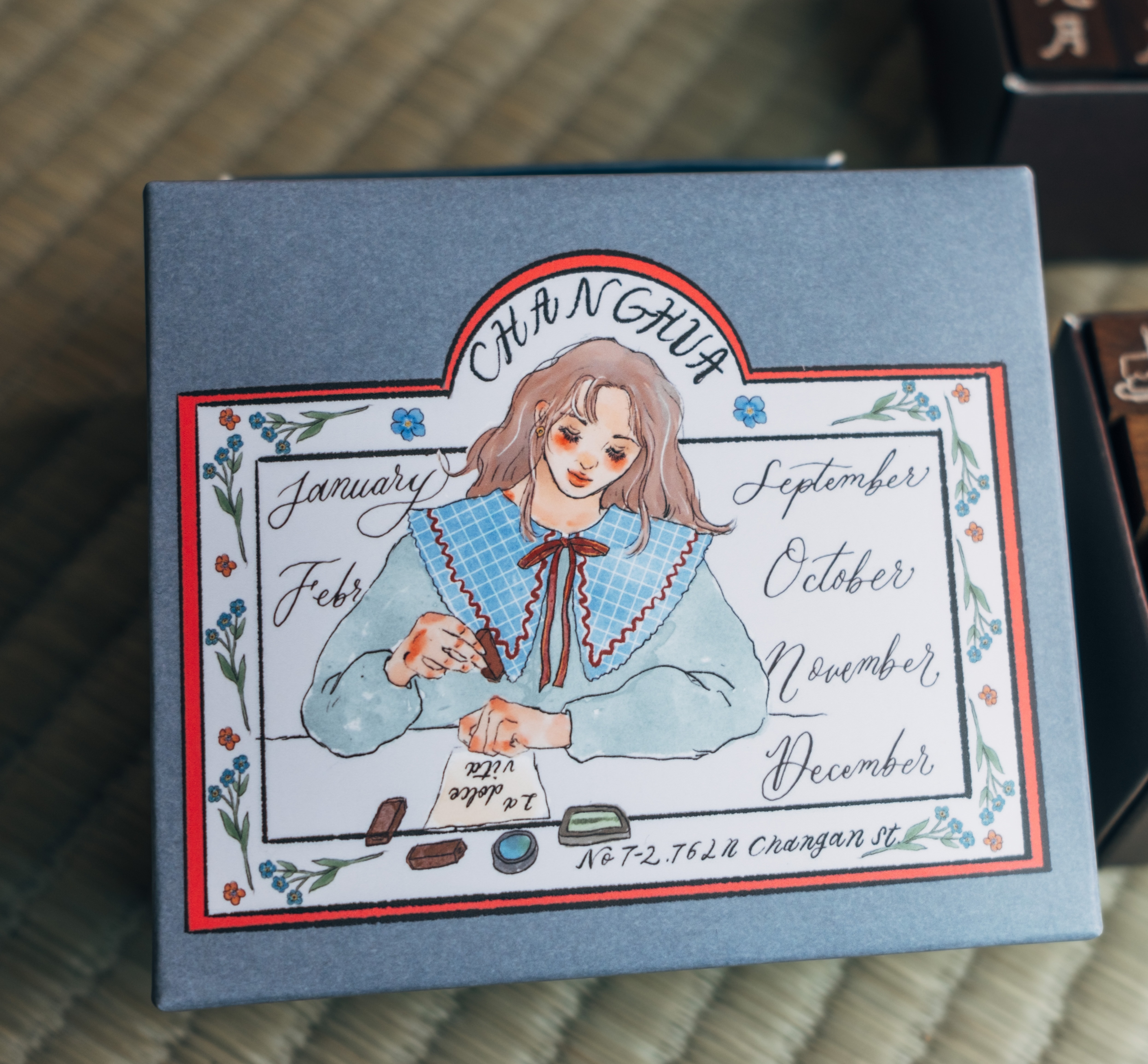 英文月份 印章組 文字印章 ｜甜蜜生活