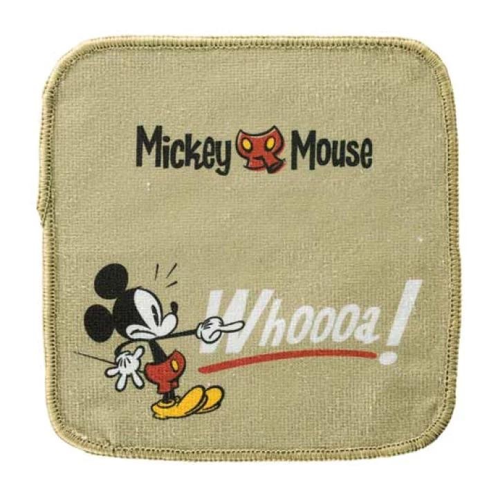 JP 黑白米奇造型方巾 卡色 4484