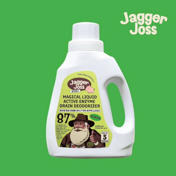 Jagger Joss 神奇環保活性酵素排水管除臭保養液 專業加強版