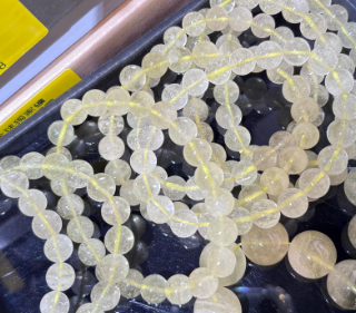 250321 - B77 8mm+B級黃金利比亞手串