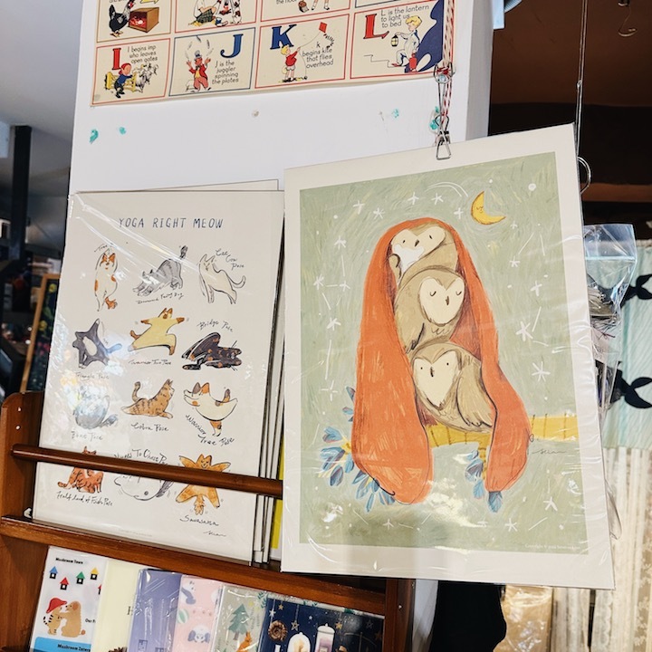 貓頭鷹：Get In Touch A3海報 複製畫｜SEVERUS LIAN 里恩太太