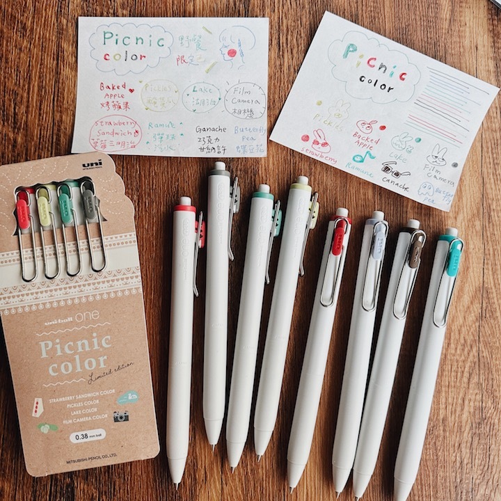 PICNIC野餐 限定色 uni-ball one 中性筆｜日本三菱 Uni