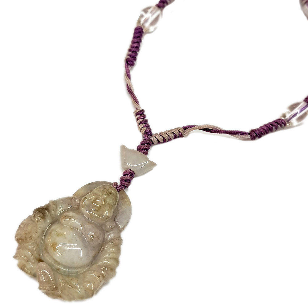 彌勒佛玉佩中國結項鍊【十方】123567