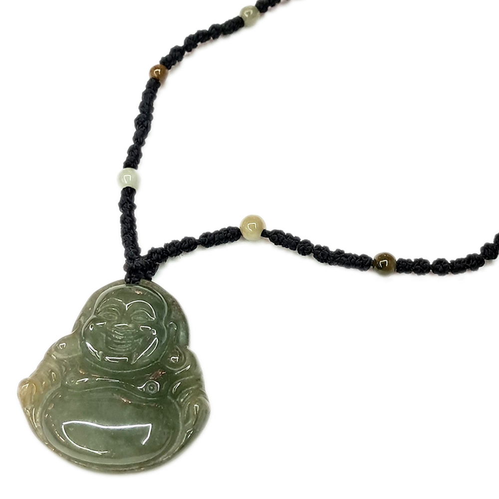 彌勒佛{油青}中國結項鍊【十方】149016