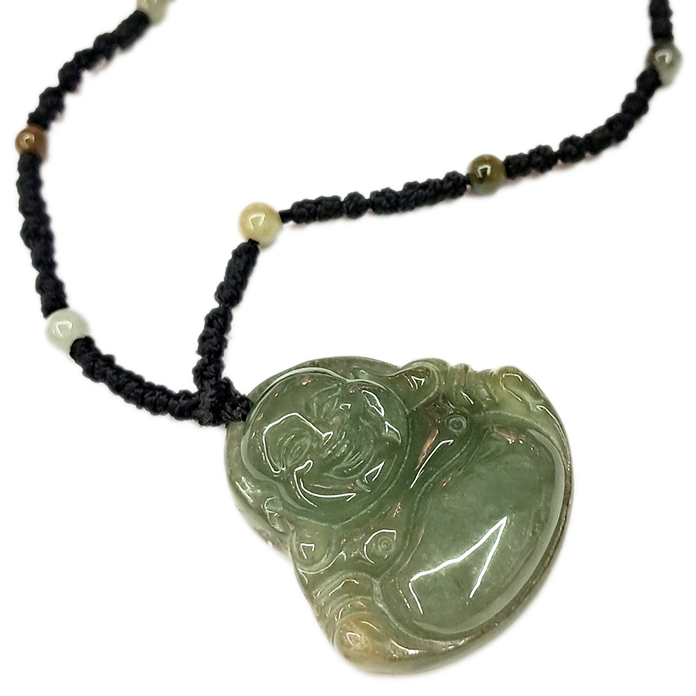 彌勒佛{油青}中國結項鍊【十方】149016