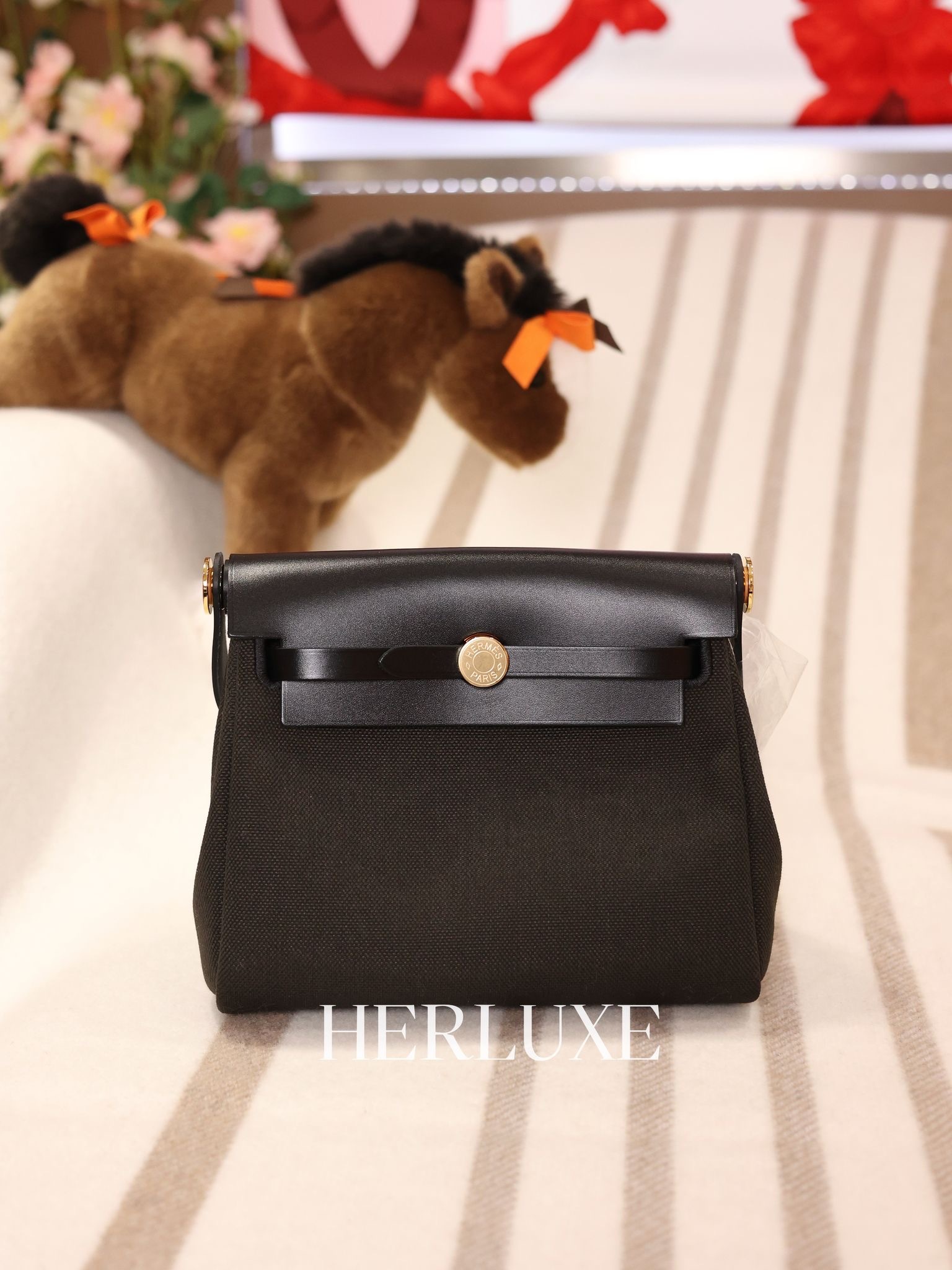 Herbag mini O0 dark bronze cc canvas K