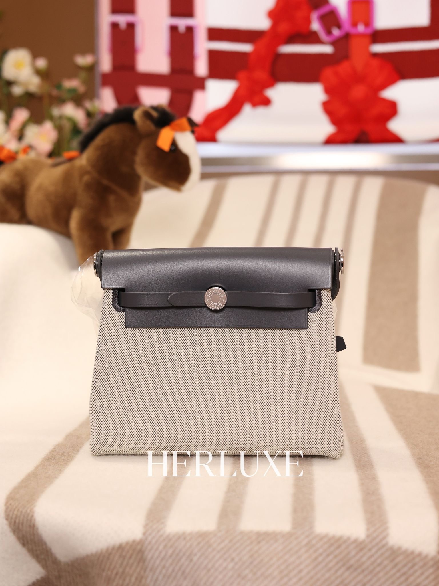 Herbag mini 85 ardoise/8U bleu glacier/ecru canvas ck K