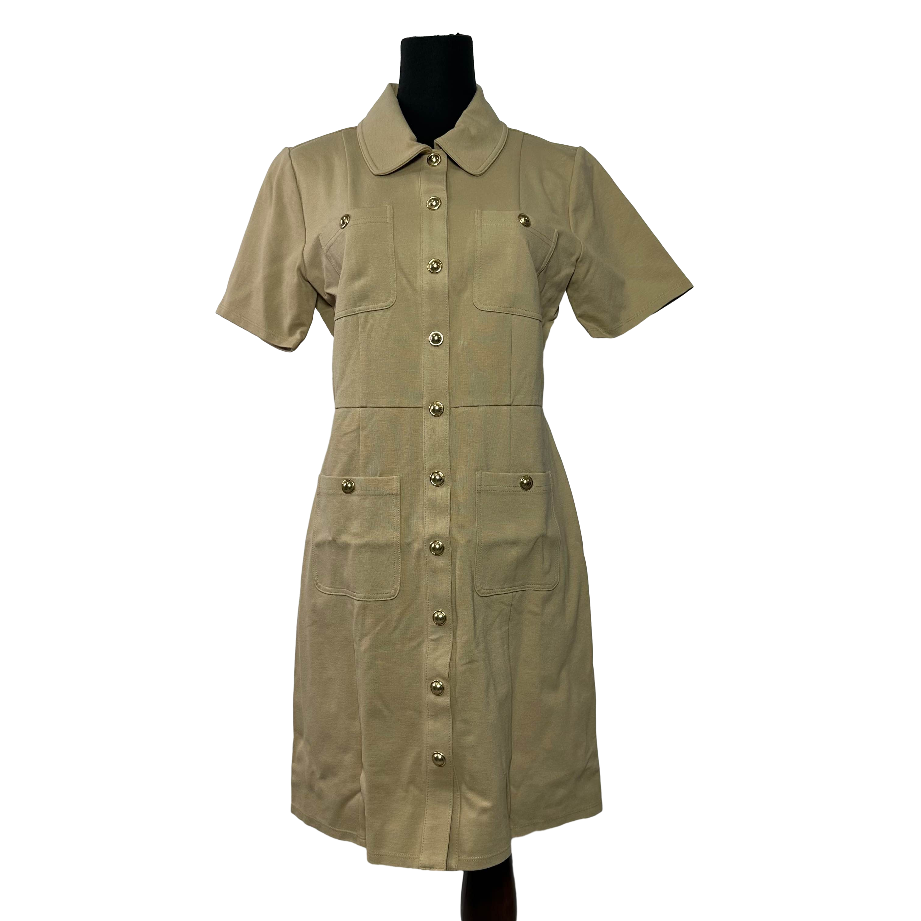 【Michael Kors Outlet】(M) Jumpsuit sleeve dress  米 