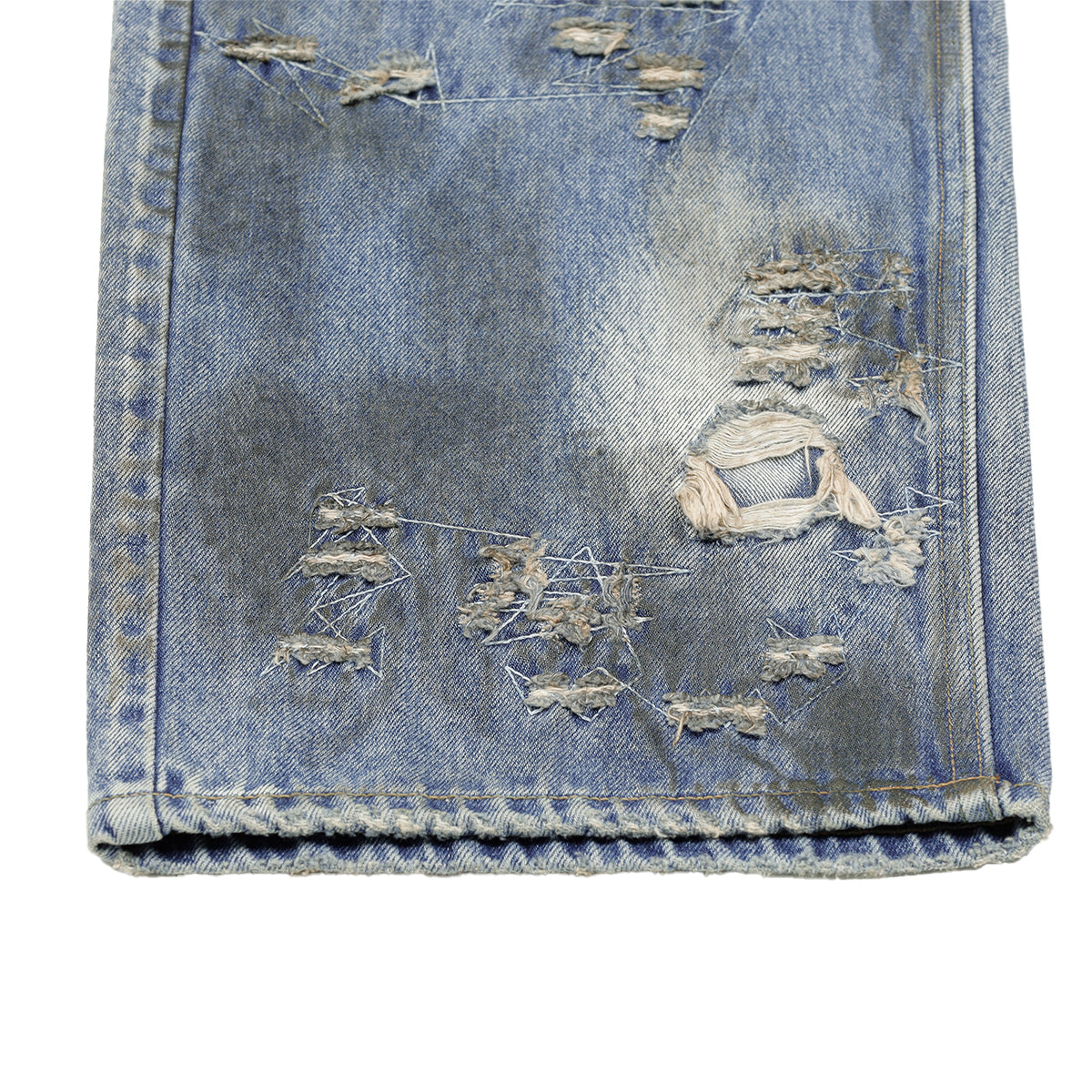 Thug Club｜SS25 – Combat Casualty Care Denim Pants (Blue