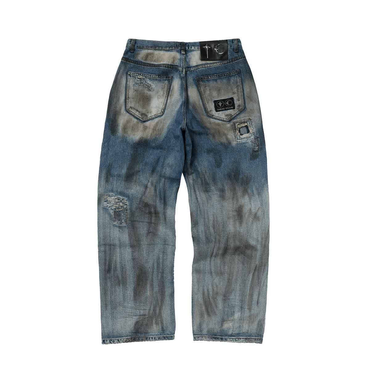 Thug Club｜SS25 – Combat Casualty Care Denim Pants (Blue)