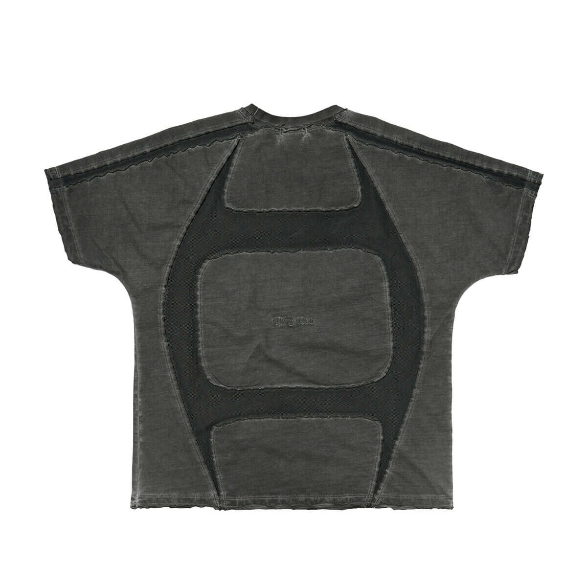 Thug Club｜SS25 – Battle Turtle Mesh T-Shirt (Charcoal)