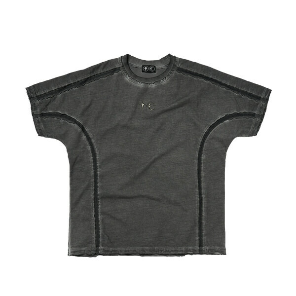 Thug Club｜SS25 – Battle Turtle Mesh T-Shirt (Charcoal)