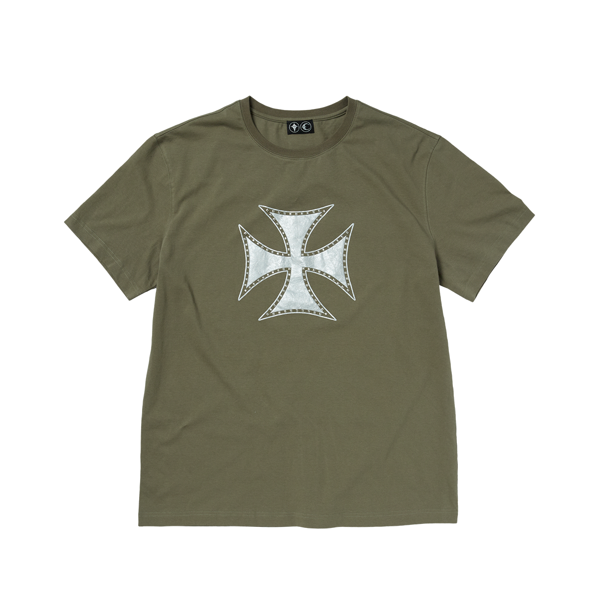 Thug Club｜SS25 – Chopper Icon T-Shirt (Black / Khaki)