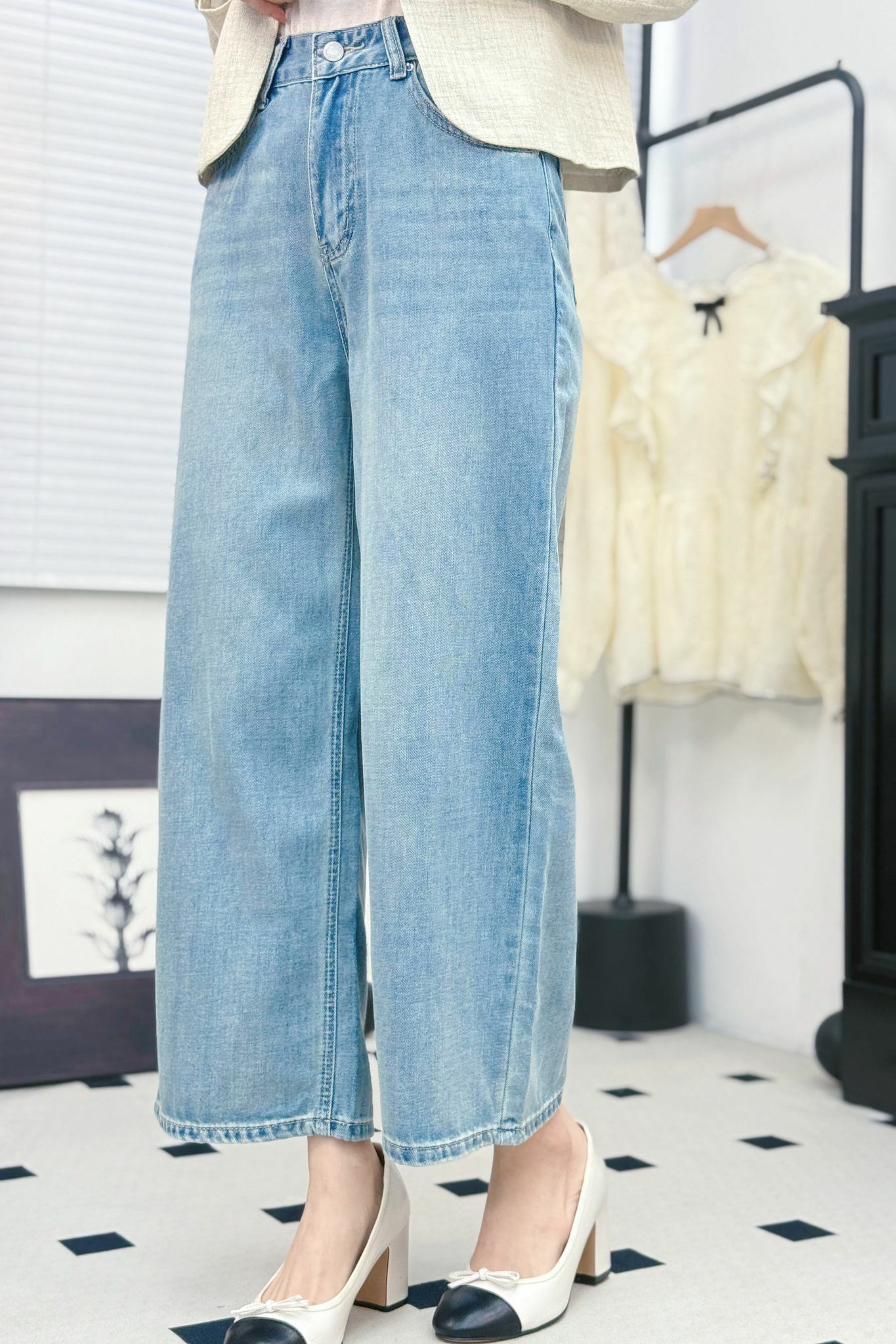 PANTS#6976 🤍偏平Patpat 牛仔褲