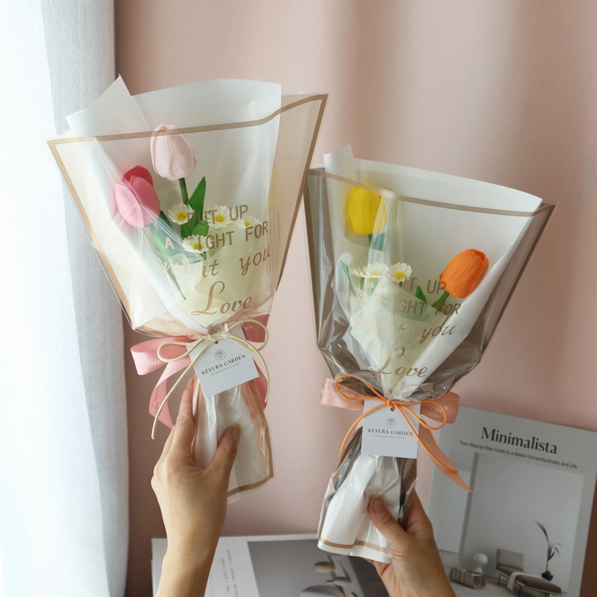 G25｜保持熱愛~香氛鬱金香小花束