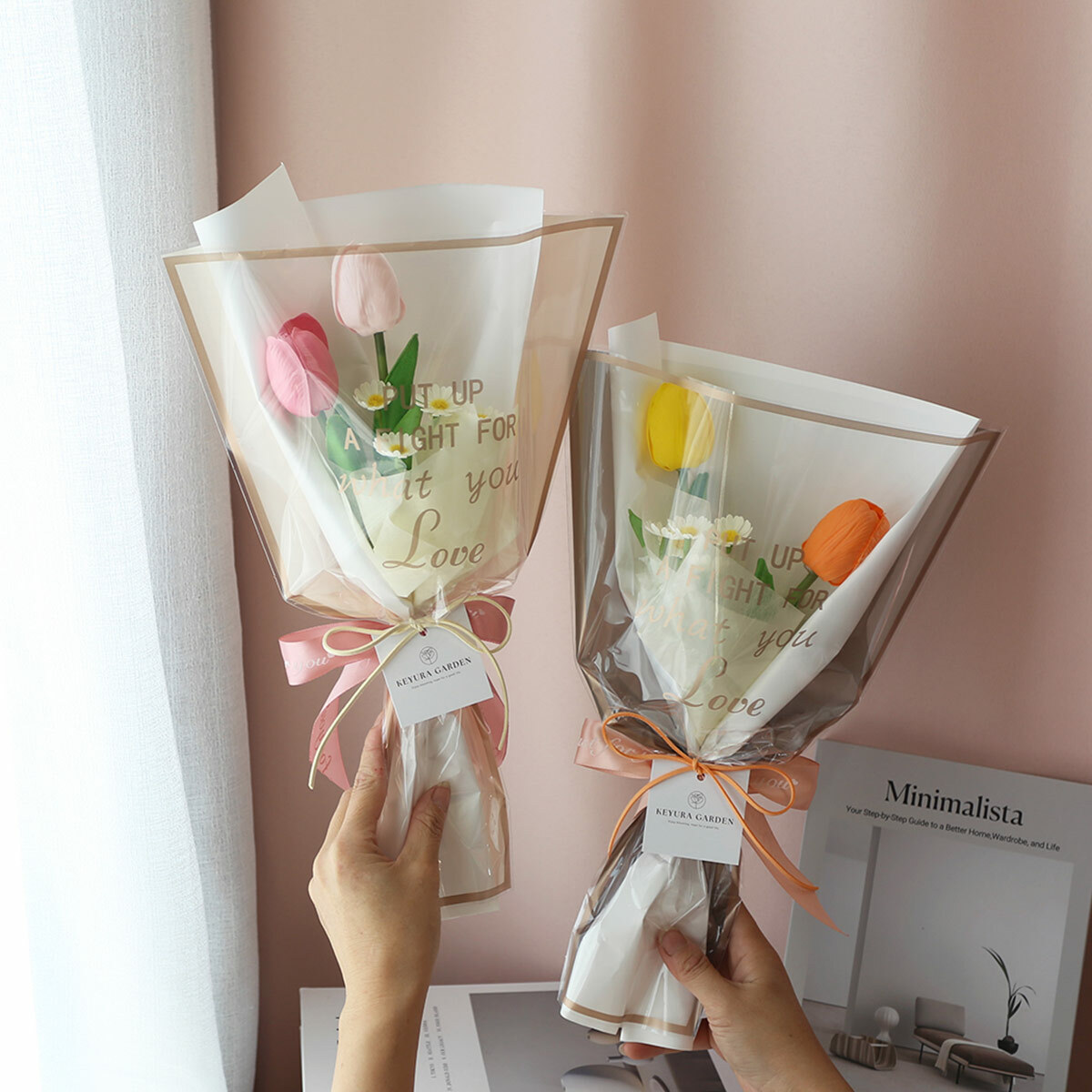 G25｜保持熱愛~香氛鬱金香小花束